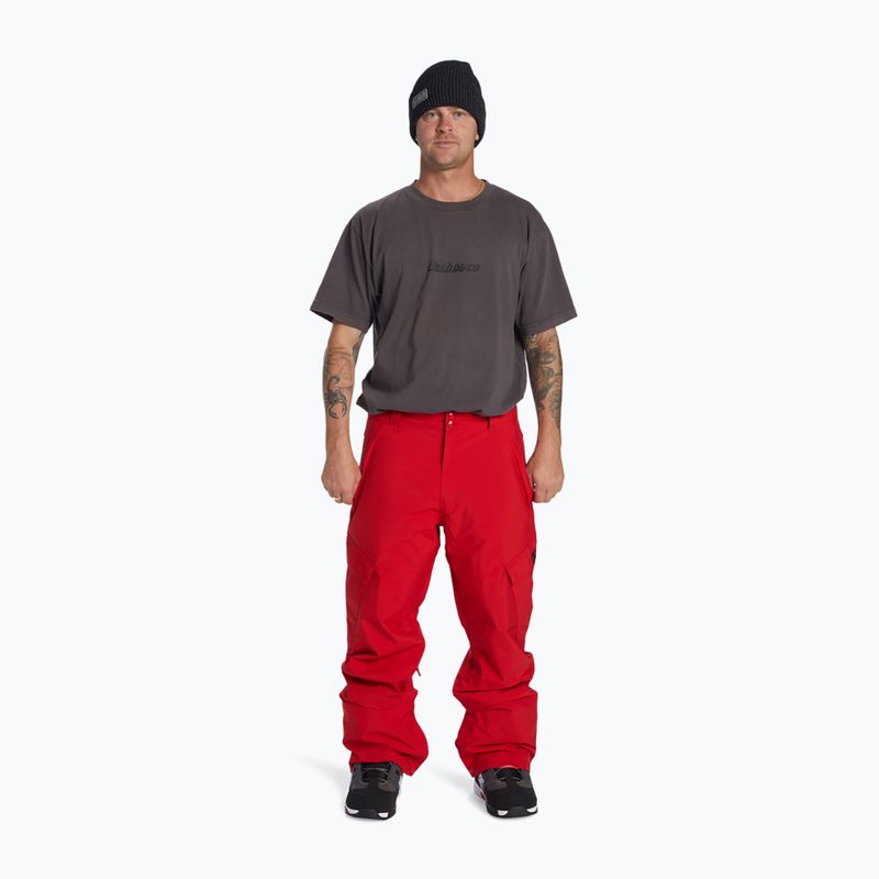 Pantaloni de snowboard pentru bărbați DC Banshee barbados cherry 2