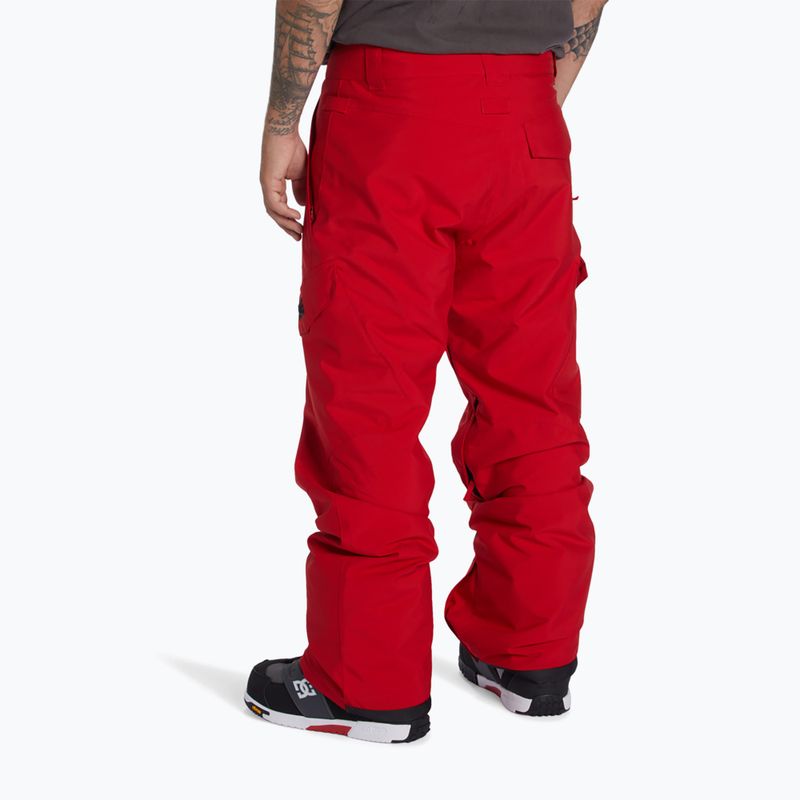 Pantaloni de snowboard pentru bărbați DC Banshee barbados cherry 3