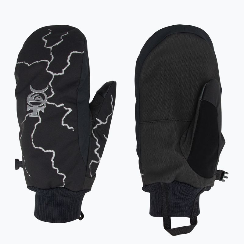 Mănuși de snowboard pentru bărbați Quiksilver Method Mitt high energy black reflective