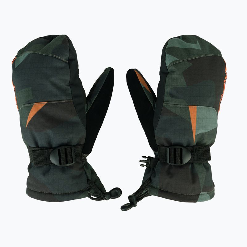 Mănuși de snowboard pentru copii Quiksilver Mission Mitt puzzle camo sea spray 2