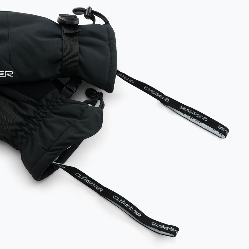 Mănuși de snowboard pentru copii Quiksilver Mission Mitt true black 6