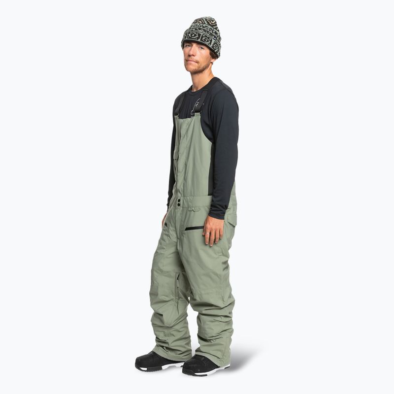 Pantaloni de snowboard pentru bărbați Quiksilver Utility Bib sea spray 3