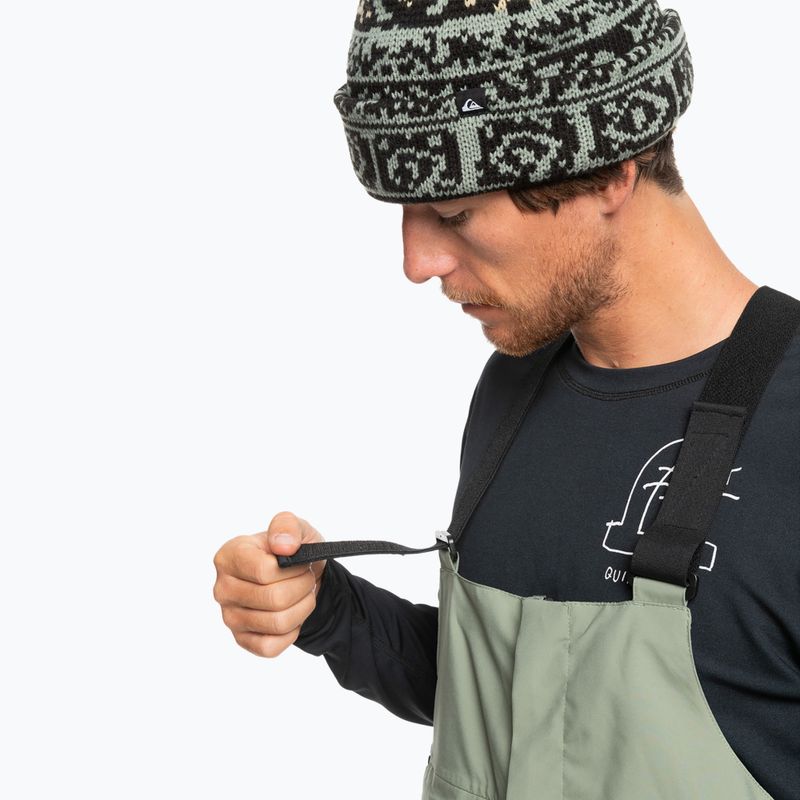 Pantaloni de snowboard pentru bărbați Quiksilver Utility Bib sea spray 4