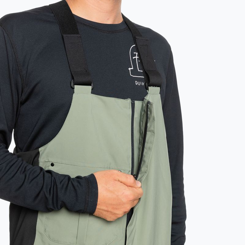 Pantaloni de snowboard pentru bărbați Quiksilver Utility Bib sea spray 5