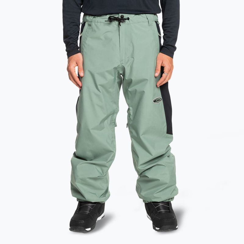 Pantaloni de snowboard pentru bărbați Quiksilver High Altitude Gore-Tex sea spray