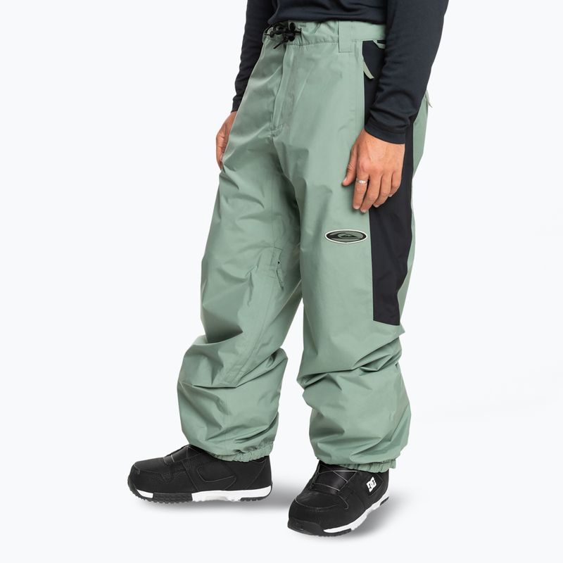 Pantaloni de snowboard pentru bărbați Quiksilver High Altitude Gore-Tex sea spray 4