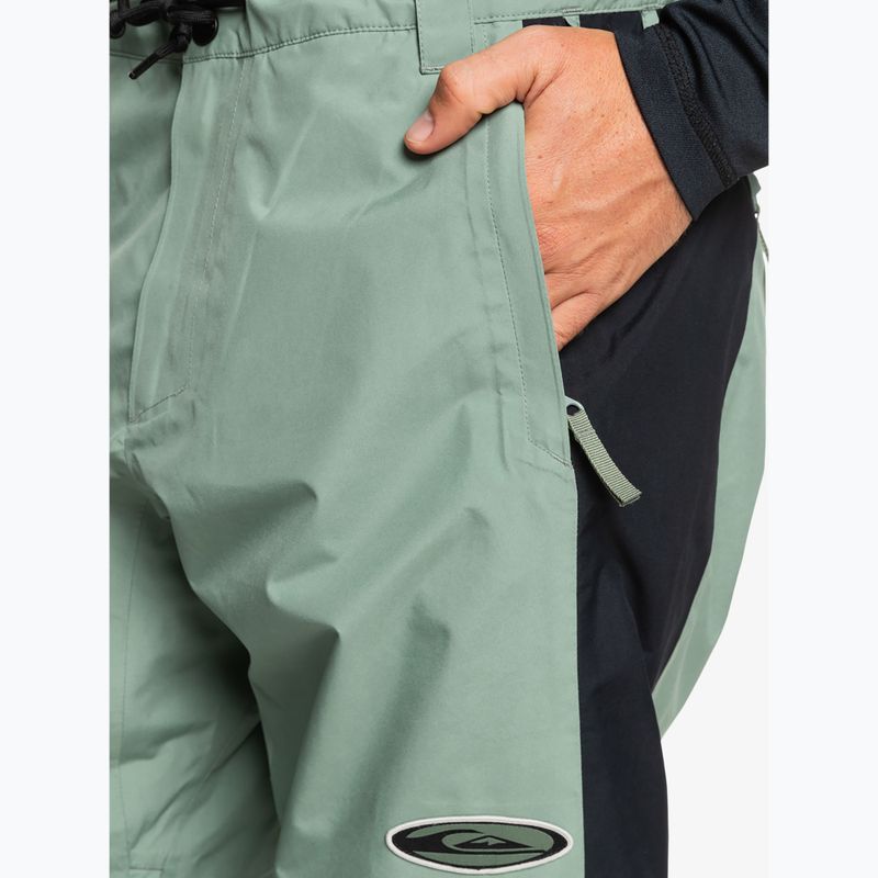 Pantaloni de snowboard pentru bărbați Quiksilver High Altitude Gore-Tex sea spray 5