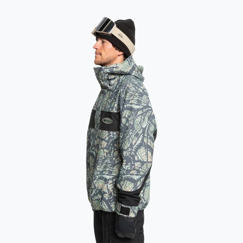 Geacă de snowboard pentru bărbați  Quiksilver High Altitude 20K woodland abstract sea spray 3