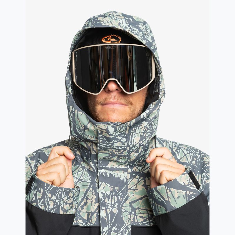 Geacă de snowboard pentru bărbați  Quiksilver High Altitude 20K woodland abstract sea spray 4