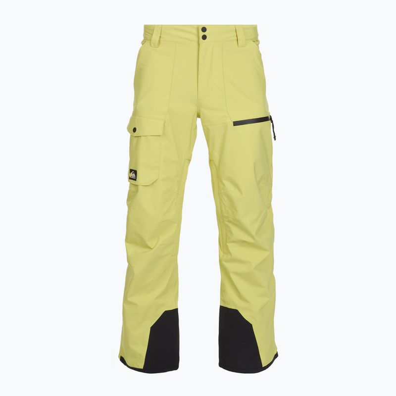 Pantaloni de snowboard pentru bărbați Quiksilver Utility celery green 7
