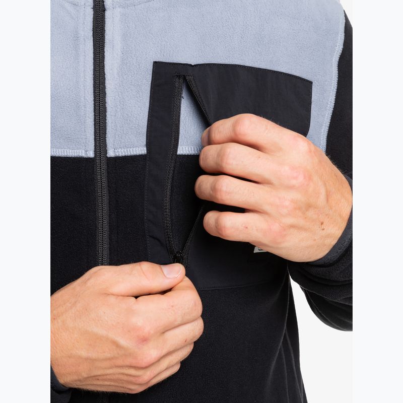 Bluză de snowboard pentru bărbați Quiksilver Aker Full Zip Fleece  true black 4
