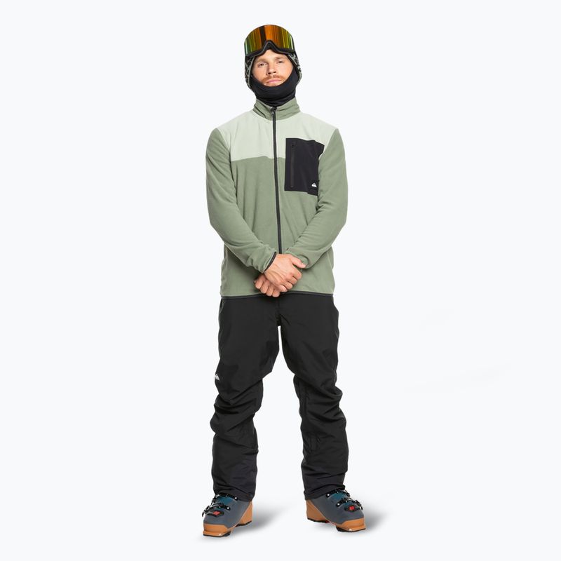 Bluză de snowboard pentru bărbați Quiksilver Aker Full Zip Fleece sea spray 2
