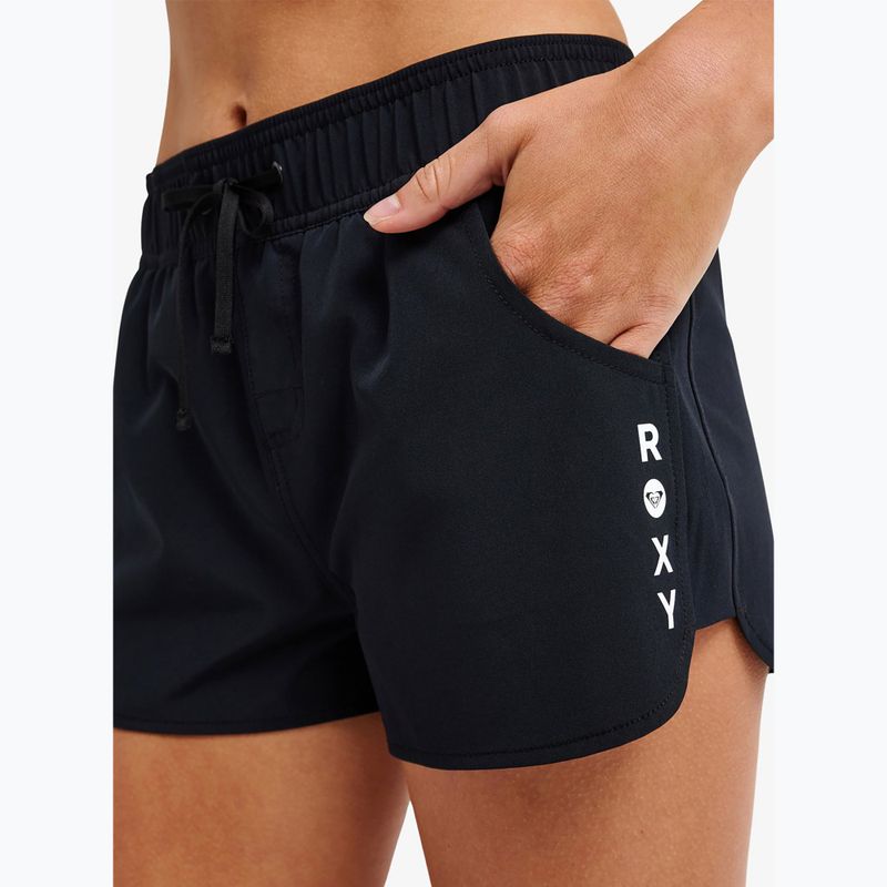Pantaloni scurți de baie pentru femei ROXY Wave 2ʼʼ anthracite 6