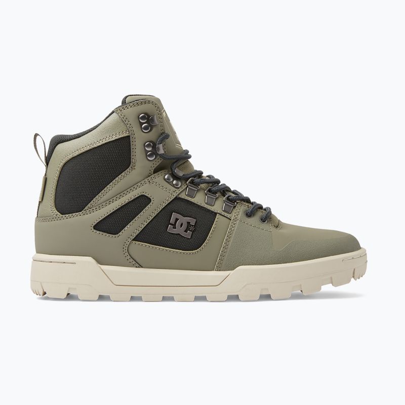 Încălțăminte pentru bărbați DC Pure High Top WR green / black / white 8