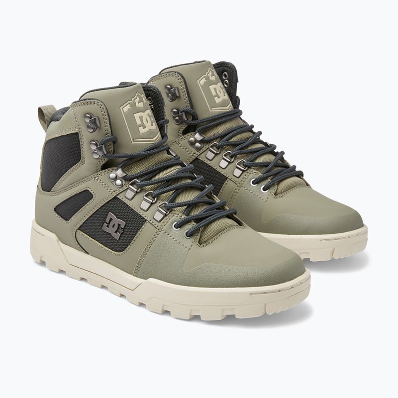 Încălțăminte pentru bărbați DC Pure High Top WR green / black / white 10