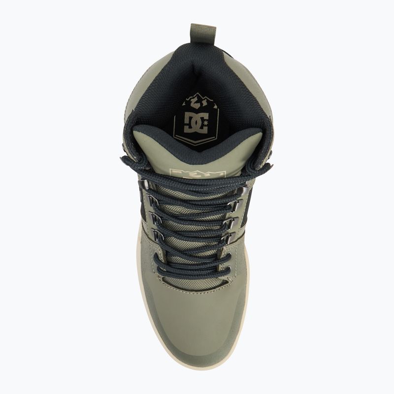 Încălțăminte pentru bărbați DC Pure High Top WR green / black / white 5