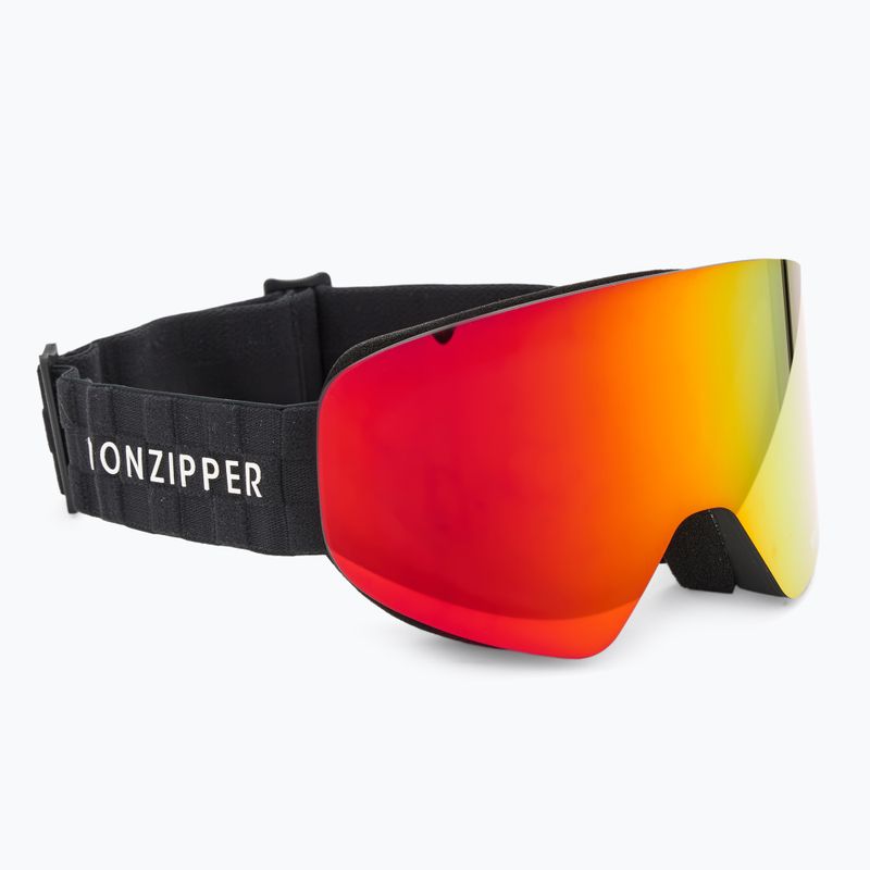 Ochelari de snowboard VonZipper Encore black satin/wildlife fire chrome