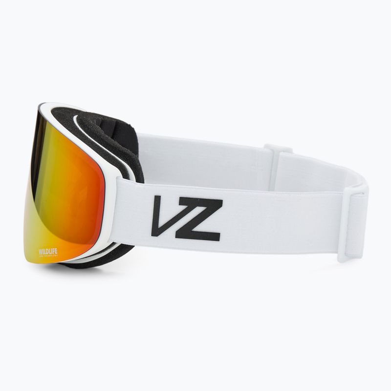 Ochelari de snowboard VonZipper Encore white/wildlife fire chrome 4