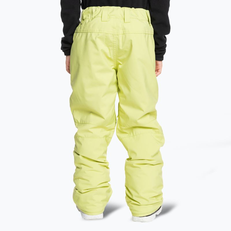 Pantaloni de snowboard pentru copii Quiksilver Estate celery green 3