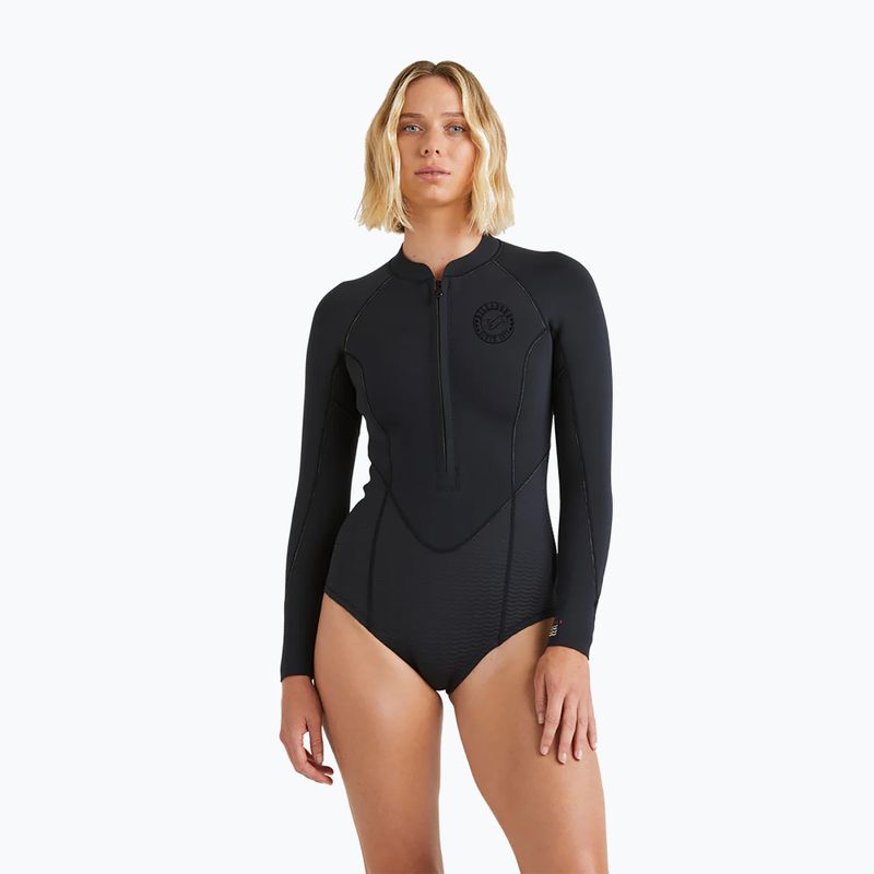 Spumă de înot pentru femei Billabong 2/2 mm Salty Dayz Natural LS Spring black