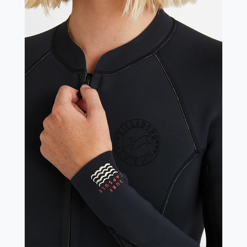 Spumă de înot pentru femei Billabong 2/2 mm Salty Dayz Natural LS Spring black 6