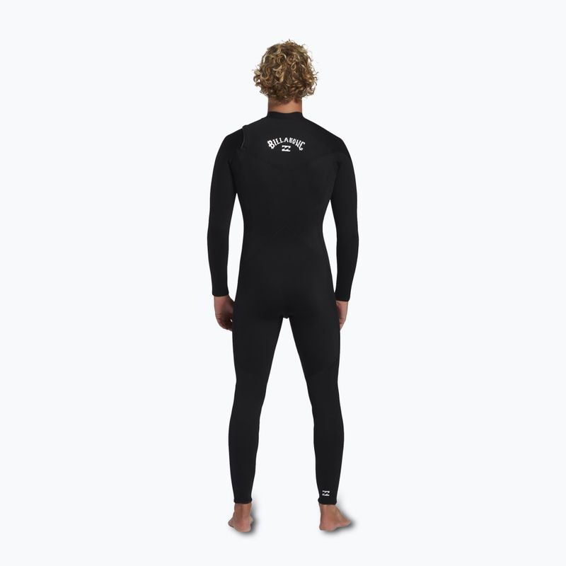 Spumă de înot pentru bărbați Billabong 5/4 mm Foil Chest Zip GBS black 2