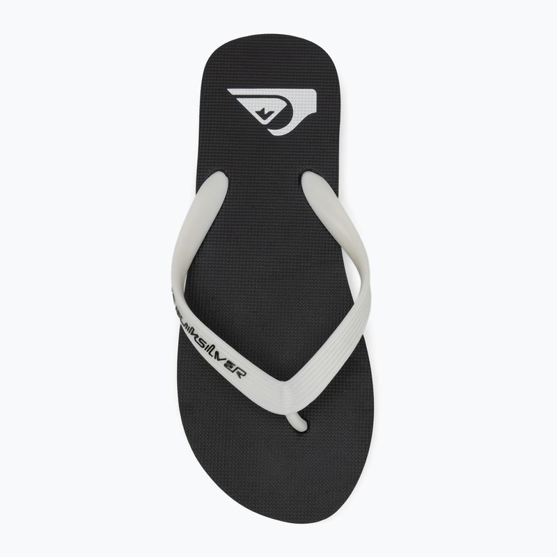 Șlapi pentru bărbați Quiksilver Molokai black rasta 5