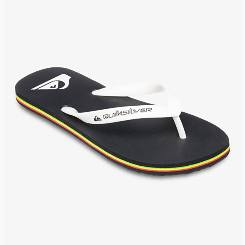 Șlapi pentru bărbați Quiksilver Molokai black rasta