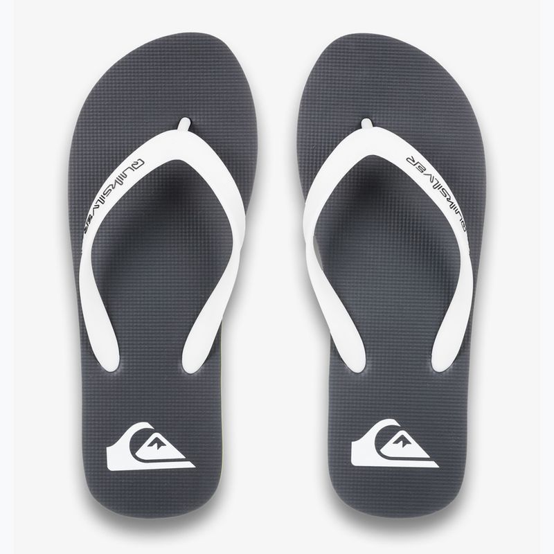 Șlapi pentru bărbați Quiksilver Molokai black rasta 2