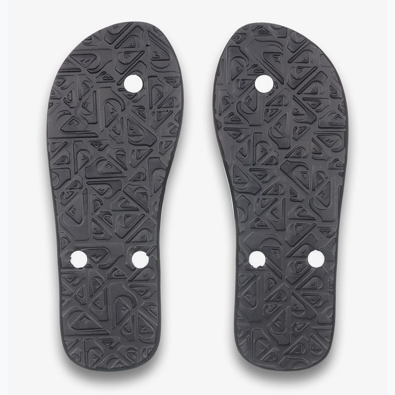 Șlapi pentru bărbați Quiksilver Molokai black rasta 3