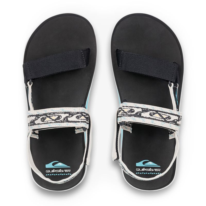 Quiksilver Monkey Caged II negru/alb sandale bărbați 2
