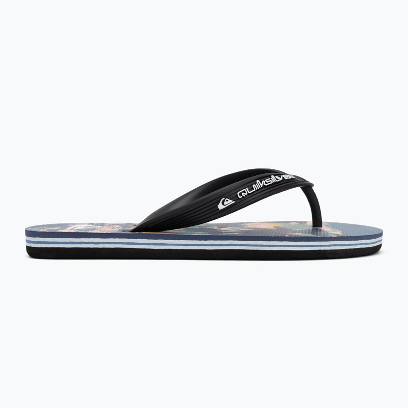 Șlapi pentru copii Quiksilver Molokai Art 25 Youth fiery coronet blue tropicamo 2