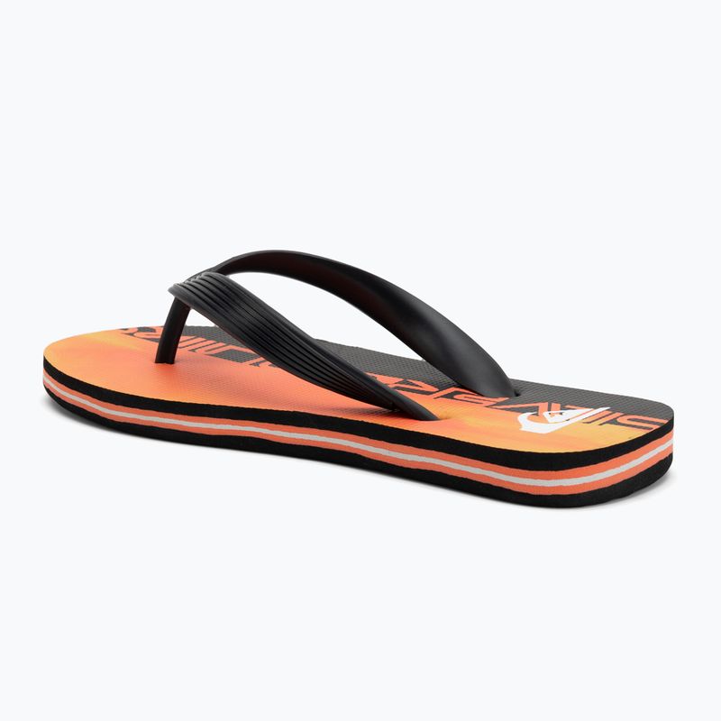Șlapi pentru copii Quiksilver Molokai Art 25 Youth fiery coral wordblock 3