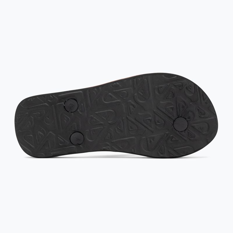 Șlapi pentru copii Quiksilver Molokai Art 25 Youth fiery coral wordblock 4