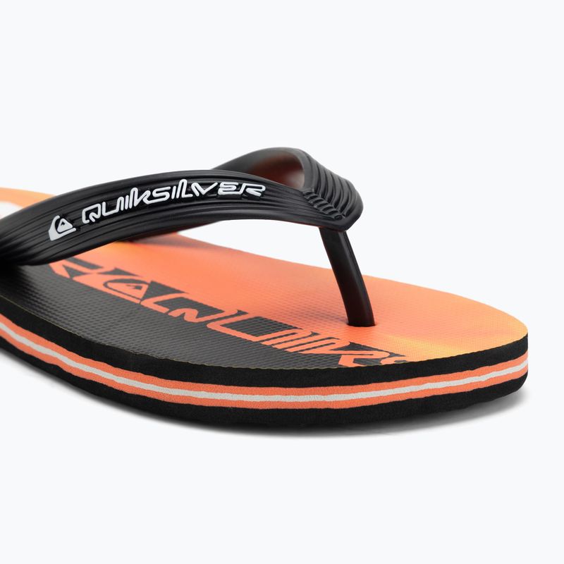 Șlapi pentru copii Quiksilver Molokai Art 25 Youth fiery coral wordblock 7