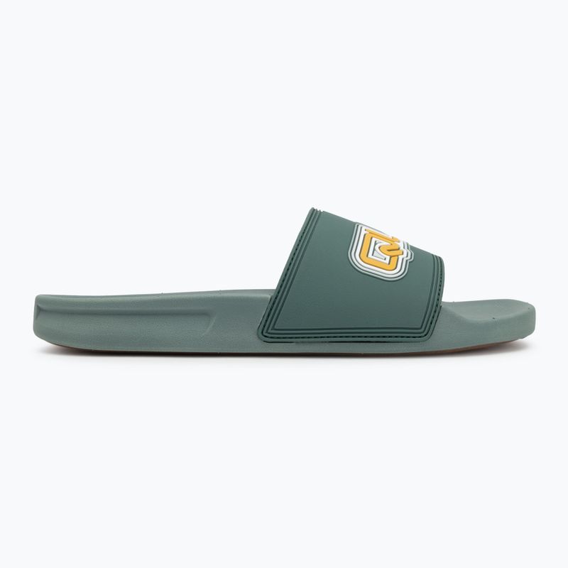 Papuci pentru bărbați Quiksilver Rivi Wordmark Slide II sage 2