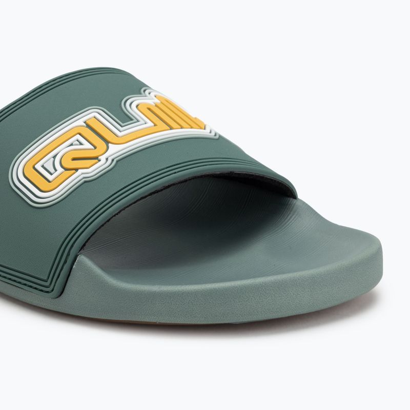Papuci pentru bărbați Quiksilver Rivi Wordmark Slide II sage 7