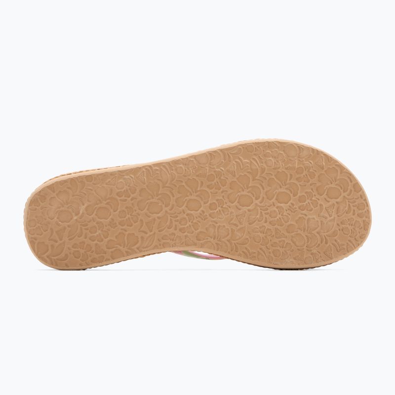 Șlapi pentru femei ROXY South Beach III green/pink 4