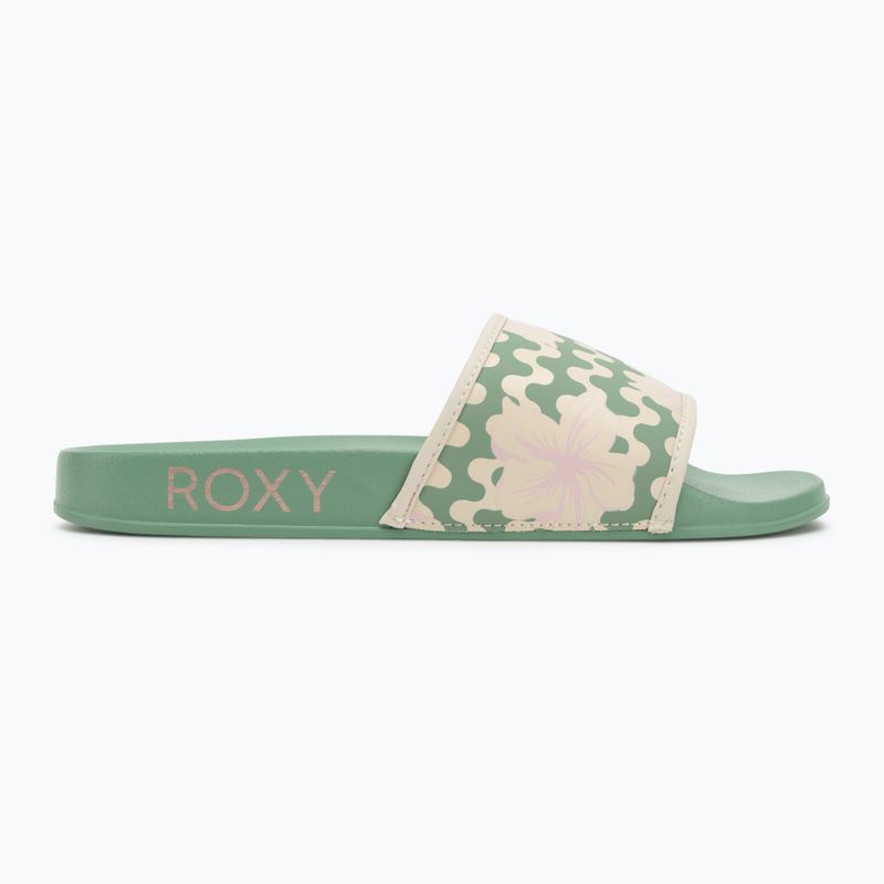 Papuci pentru femei ROXY Slippy IV sage 2