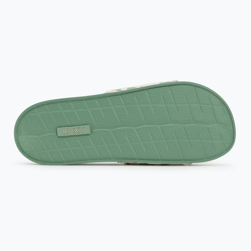 Papuci pentru femei ROXY Slippy IV sage 4