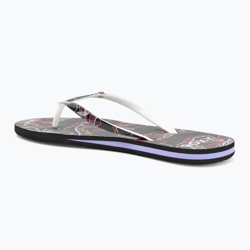 Șlapi pentru femei ROXY Portofino III dc black multi camo 3