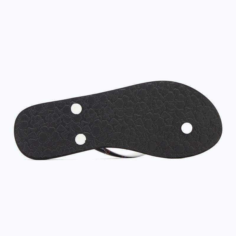 Șlapi pentru femei ROXY Portofino III dc black multi camo 4