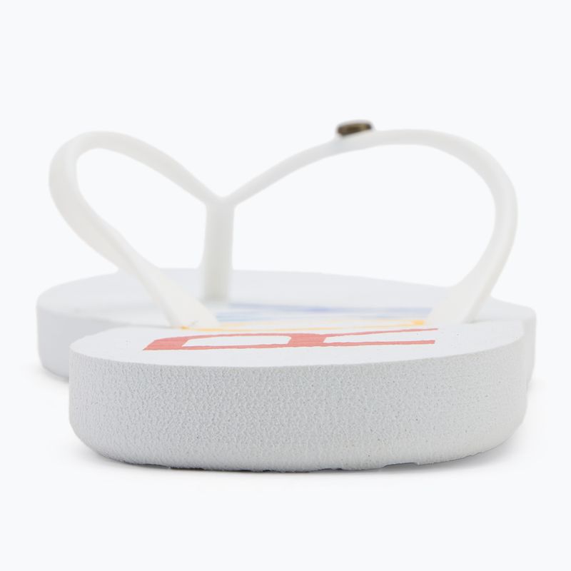 Șlapi pentru femei ROXY Sandy III white/rainbow monogram 7