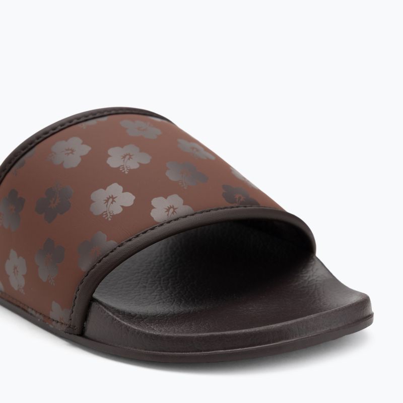 Papuci pentru femei ROXY Slippy IV brown combo 7