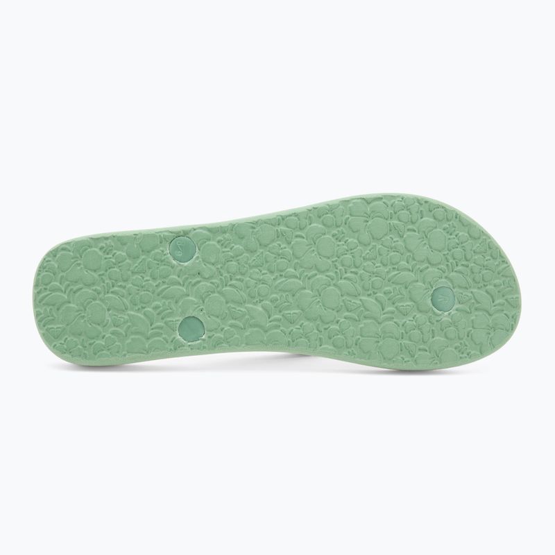 Șlapi pentru femei ROXY Tahiti VII green/pink 4