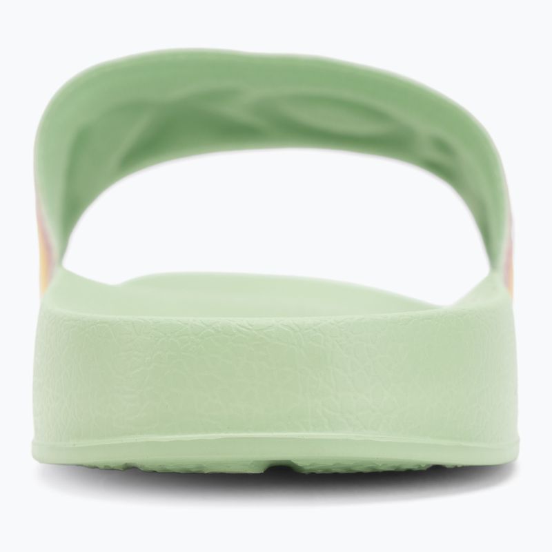 Papuci pentru femei ROXY Slippy II green stripe 6