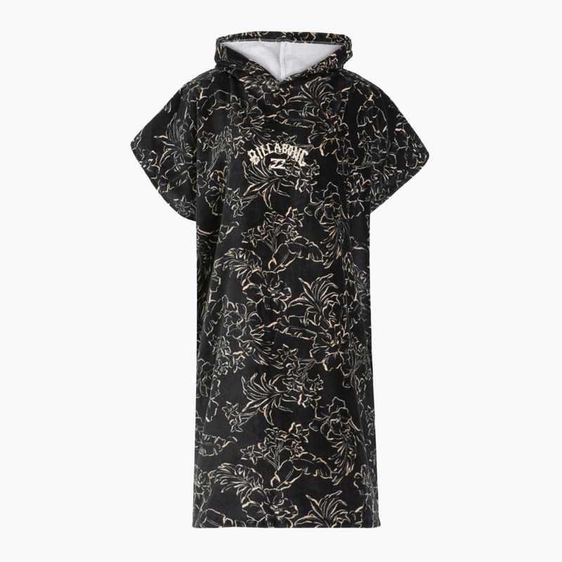 Poncho de baie pentru femei Billabong Hooded Towel black pebble 5