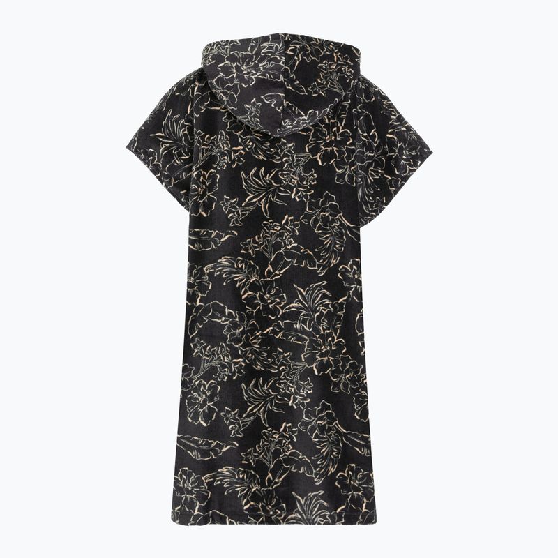 Poncho de baie pentru femei Billabong Hooded Towel black pebble 6