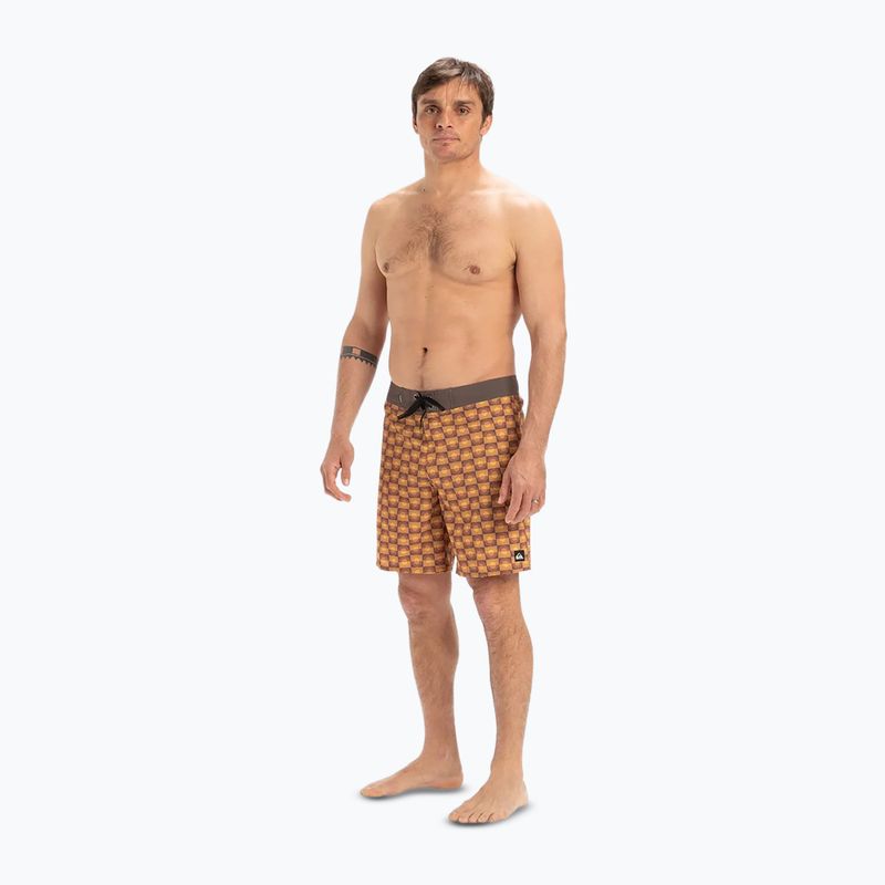 Șort de înot pentru bărbați Quiksilver Surfsilk Straight Leg 18" florever bran 3