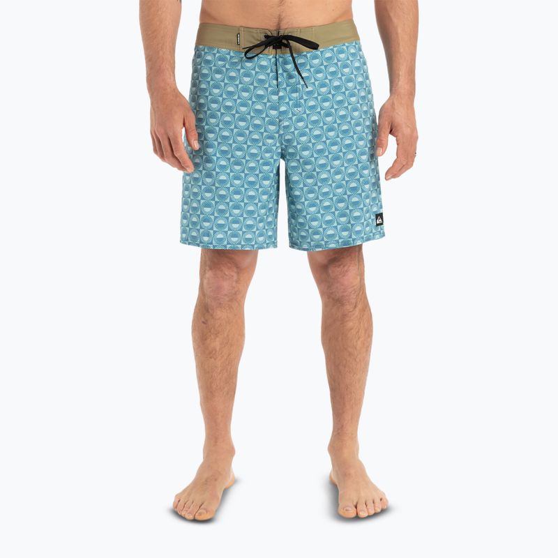 Șort de înot pentru bărbați Quiksilver Surfsilk Straight Leg 18" florever aquifer 3